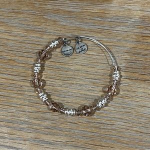 Alex and Ani Pink and Silver Bracelet